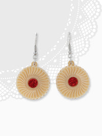 Jammy Biscuit Shaped Earrings