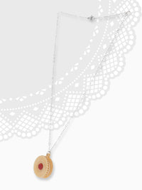 Jammie Biscuit Shaped Necklace