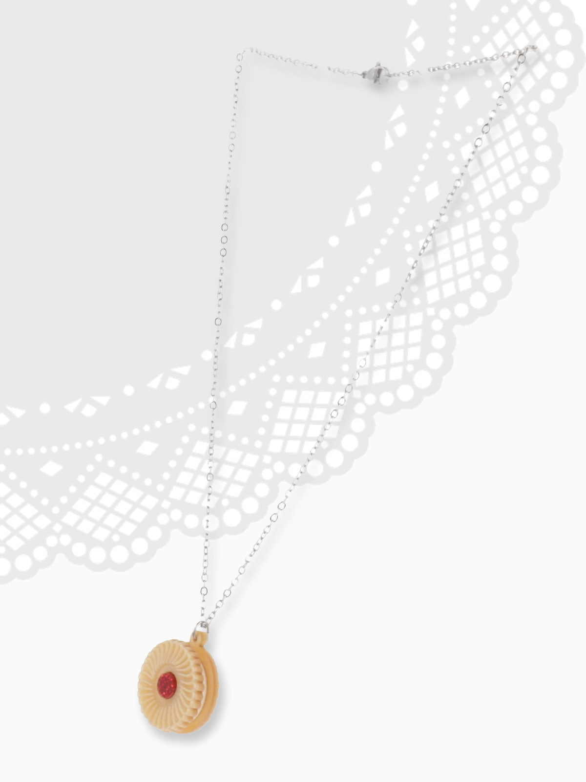 Jammie Biscuit Shaped Necklace