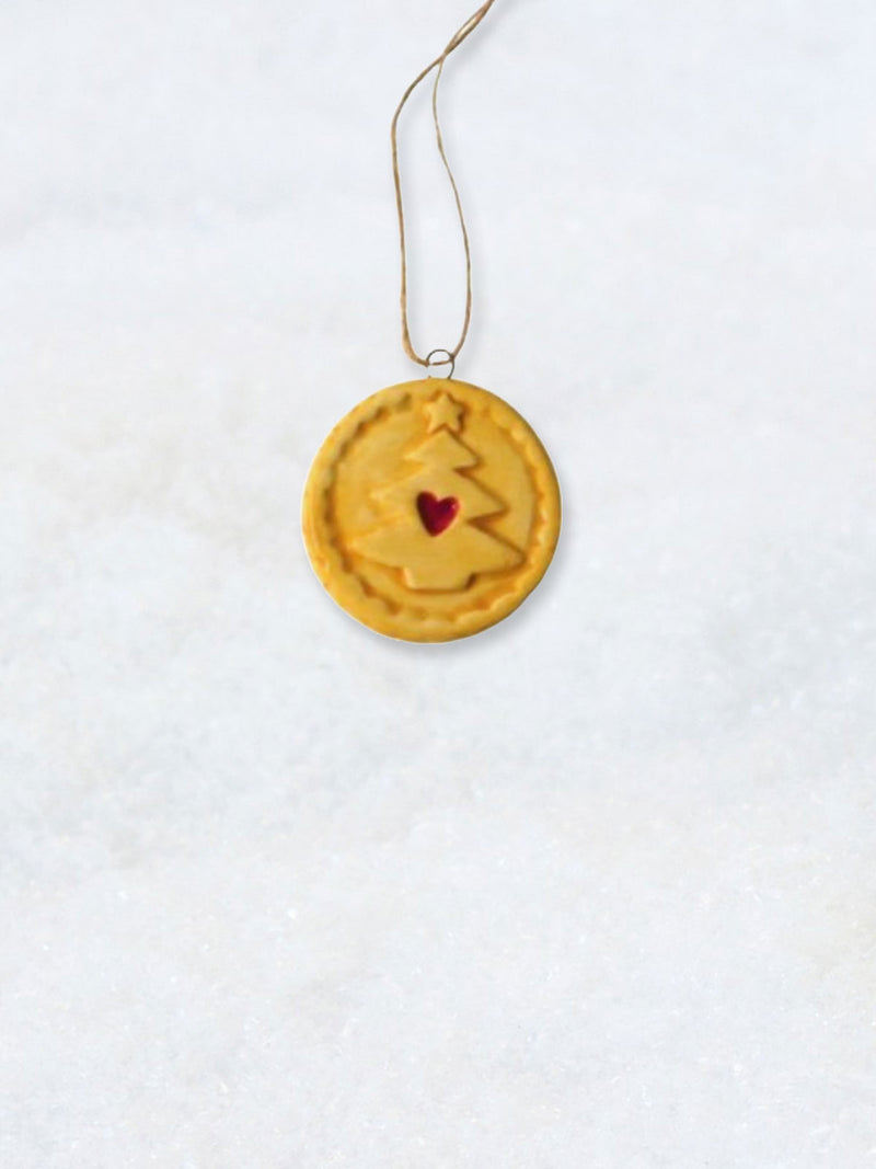 Christmas Decoration - Jammie Dodger Biscuit