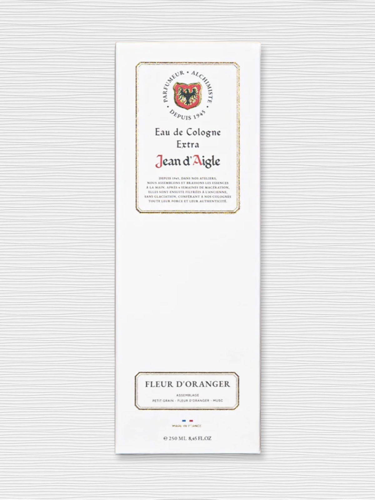 Jean D'Aigle Eau de Cologne 250ml - Fleur d'Orange