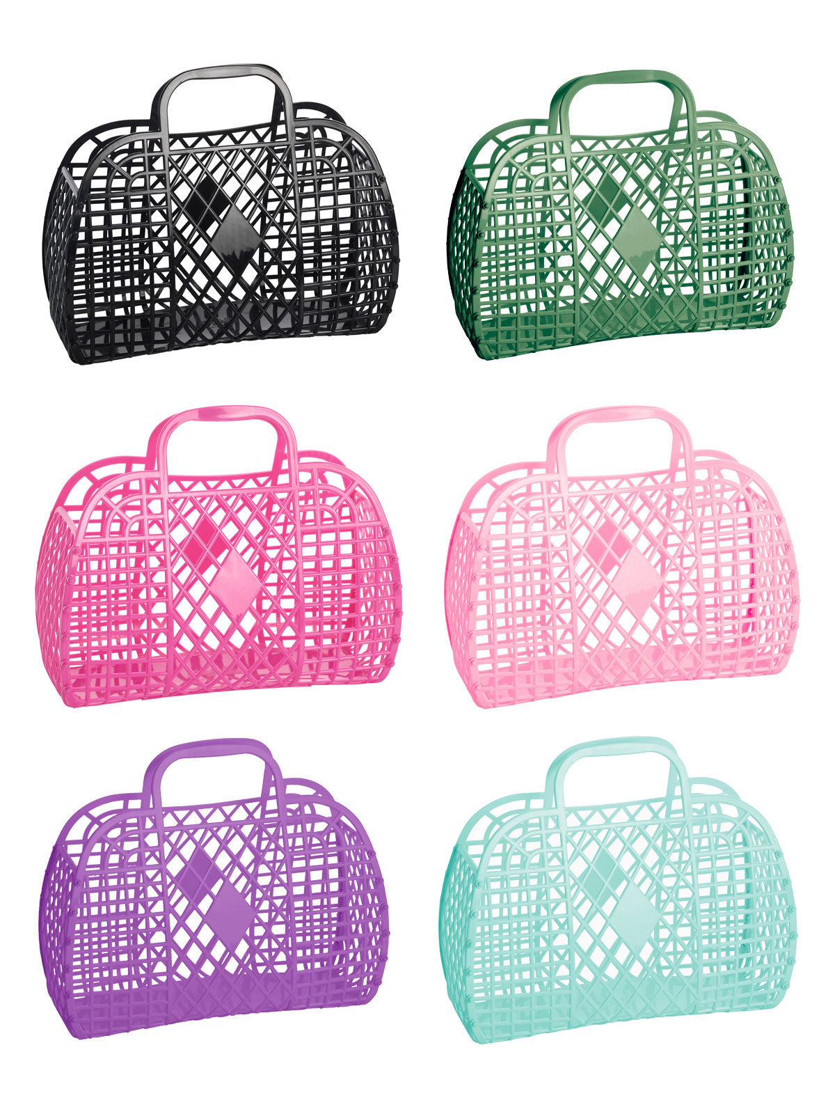 Jellies Retro Basket Jelly Bag - Large