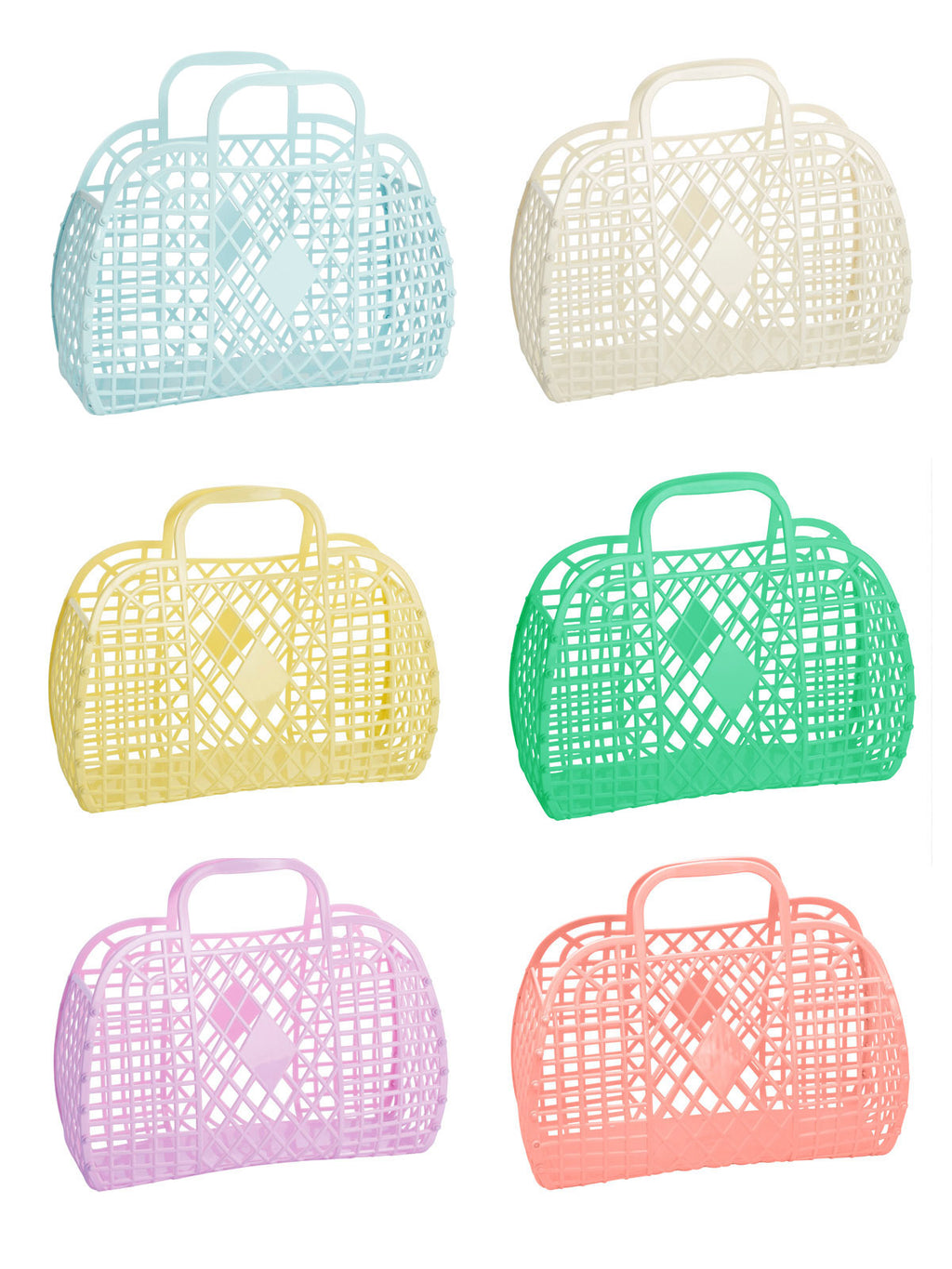 Jellies Retro Basket Jelly Bag - Large