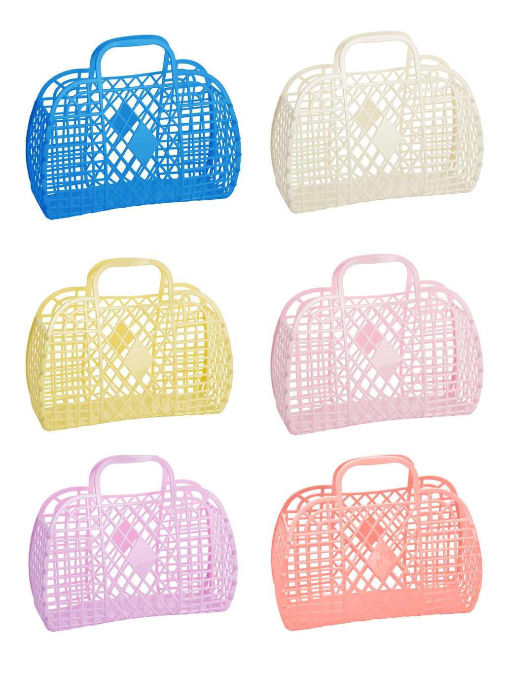 Jellies Retro Basket Jelly Bag - Large