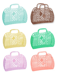 Jellies Retro Basket Jelly Bag - Large