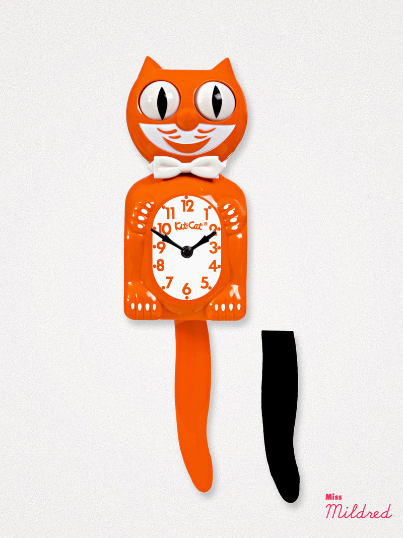 Kit Cat Clock - Original Large Size - Harvest Orange