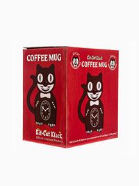 Kit Cat Clock Black Mug