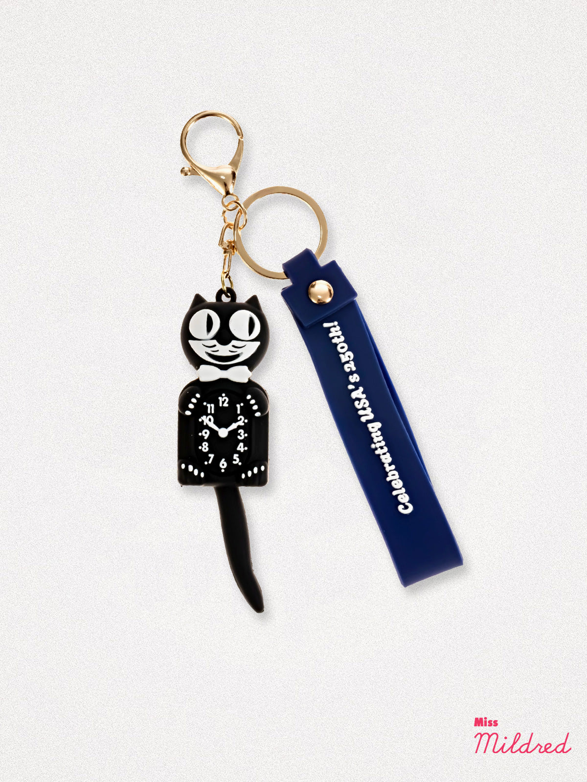 Kit-Cat Klock Keychain Key Charm - USA 250th Edition