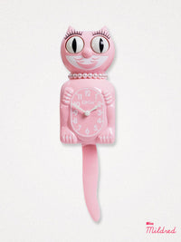 Kit Cat Clock - Original Large Size Lady - Bubblegum Pink