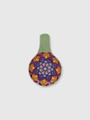 Ceramic Tuscany Spoon Rest - Green and Multi