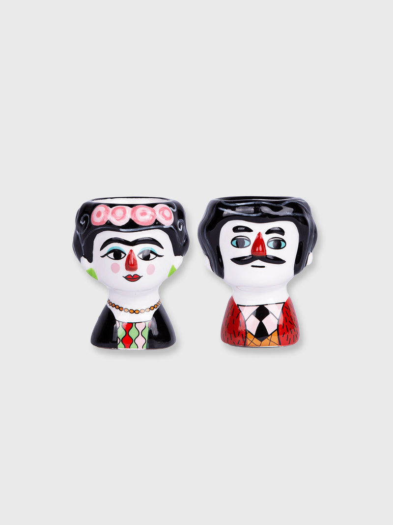 Kitsch Egg Cup set - Carlos & Marisol