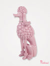 Kitsch Pink Poodle Dog Figure
