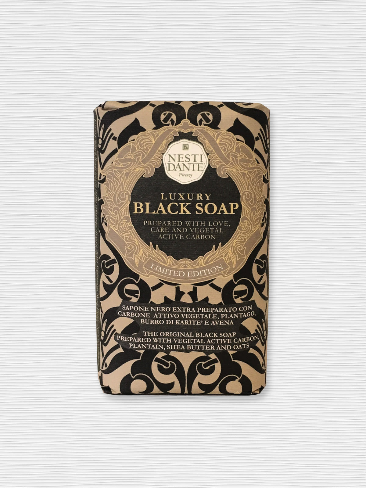 Nesti Dante Luxury Black Carbon Soap Bar - 250g