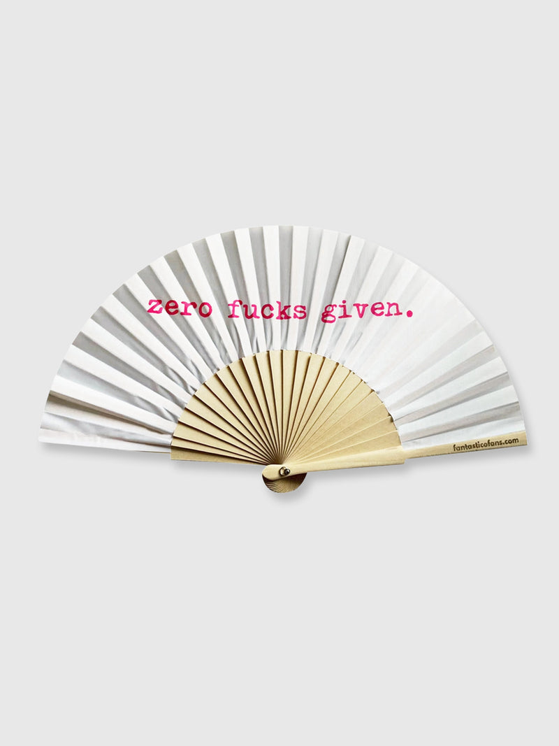 Hand Fan White - Zero Given