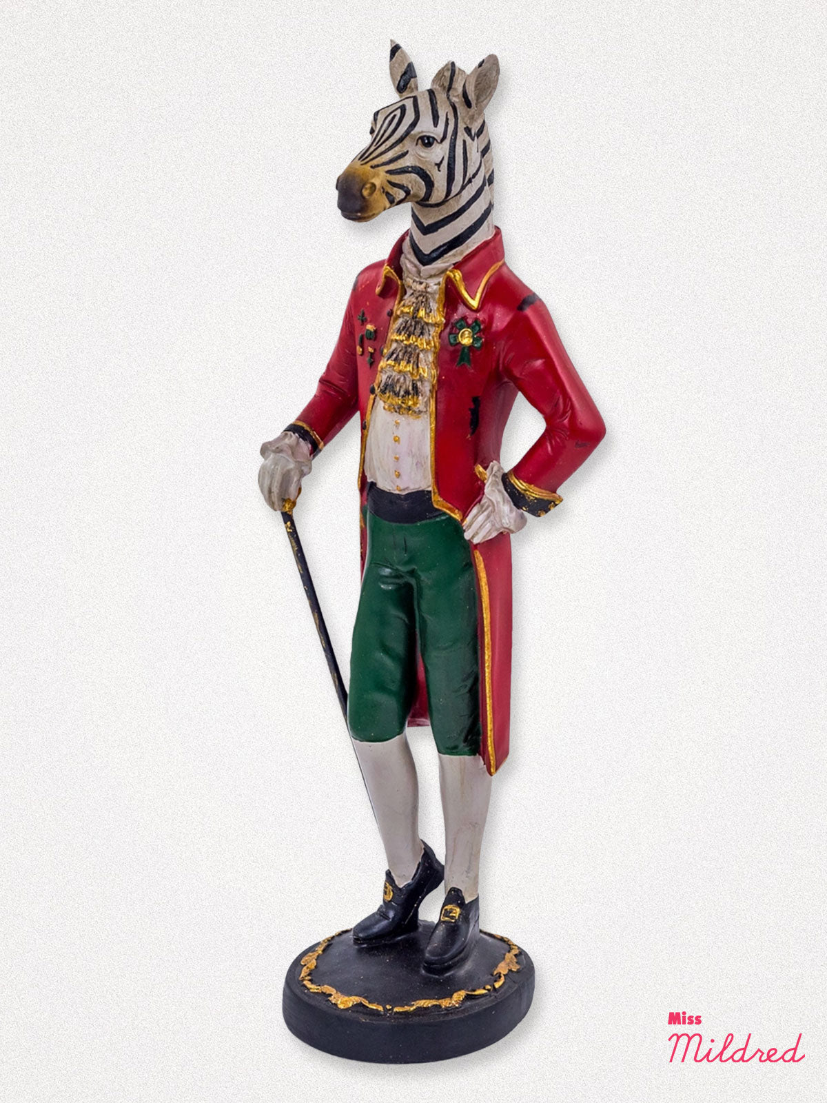 Large Gentry Zebra Figure Statue - 49cm