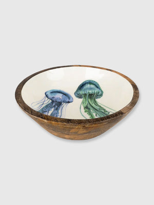 Wooden Large Bowl 25cm - Starfish