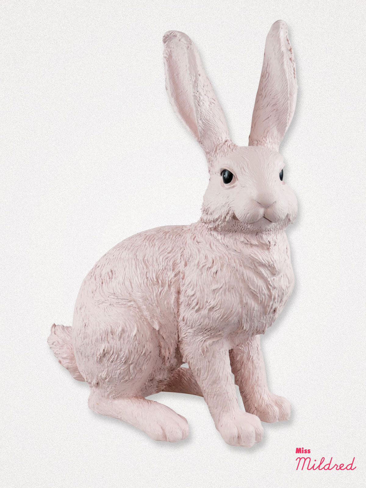 Giant Bunny Rabbit Statue - Baby Pink