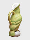 Ceramic Large Parrot Pitcher Jug - Green