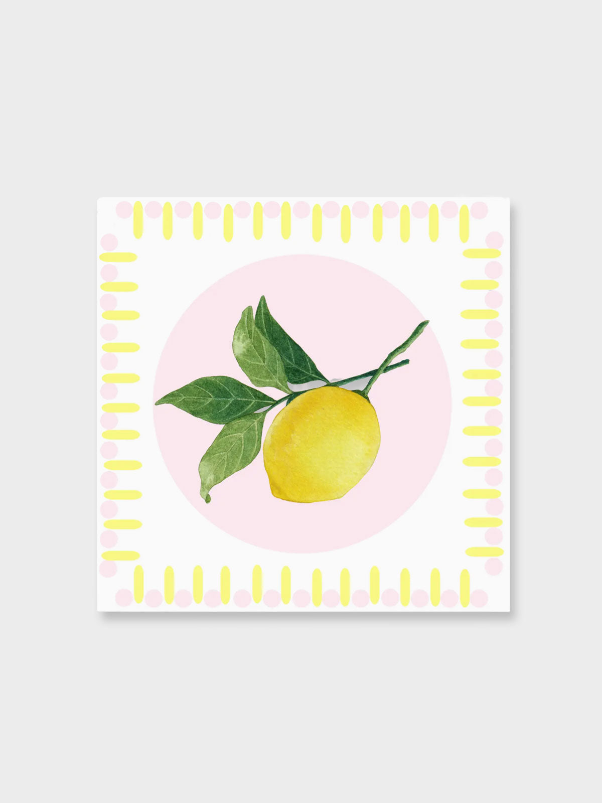 Mediterranean lemon Print Paper Napkin Serviettes