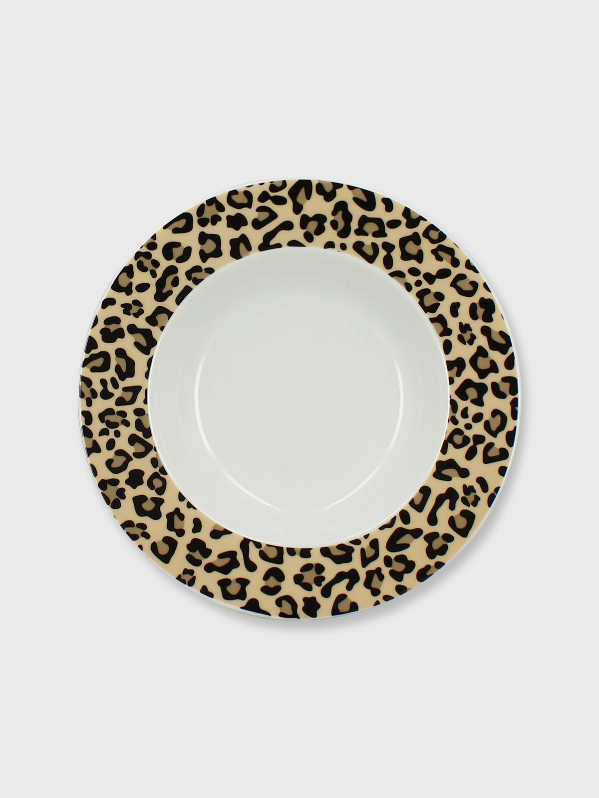 Leopard Print Porcelain 20cm Bowl