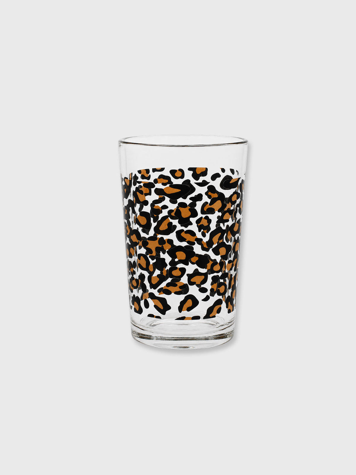 Leopard Print Tumbler Hi-Ball Glass