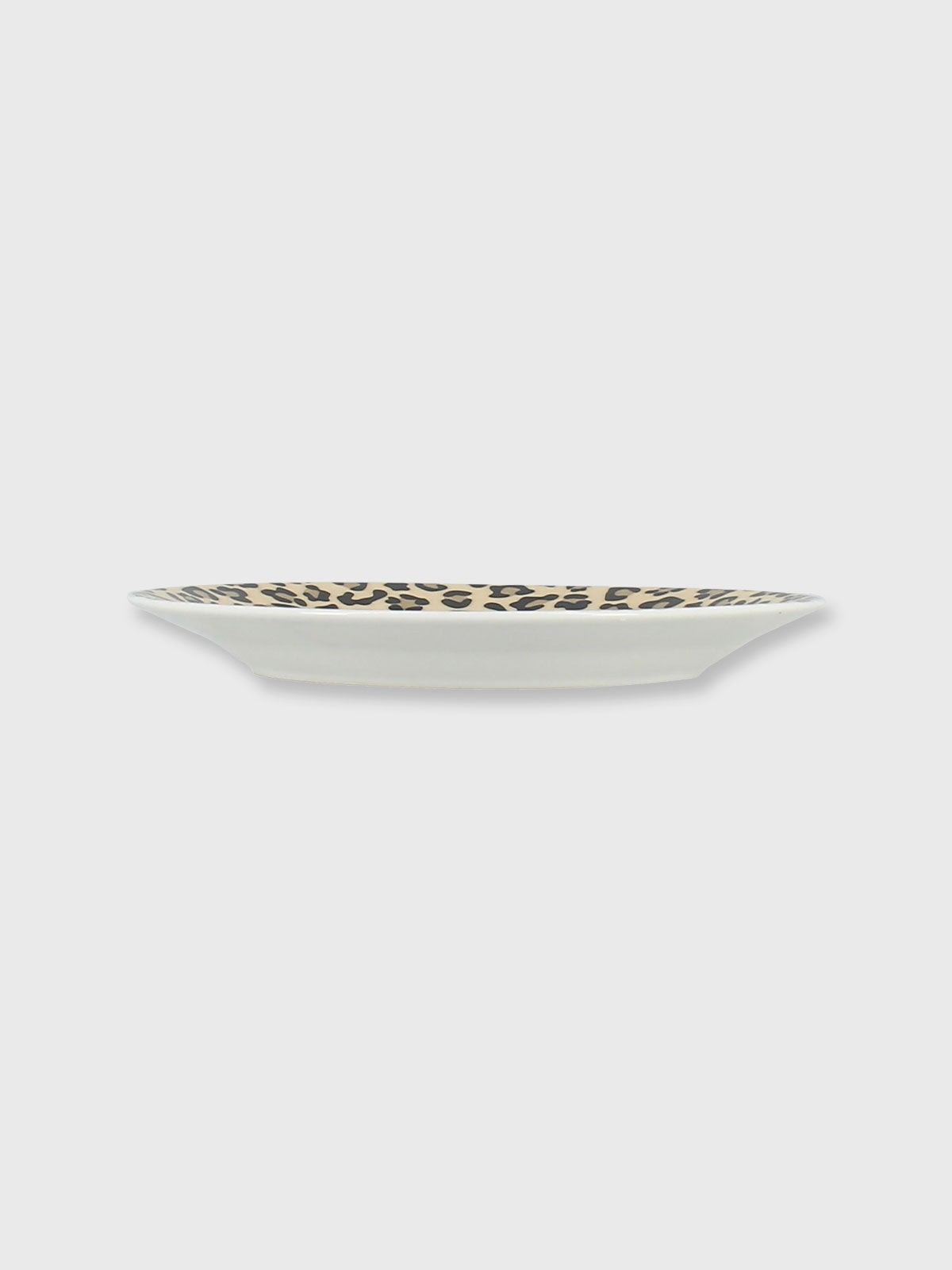 Leopard Print Porcelain Side Plate - 20cm