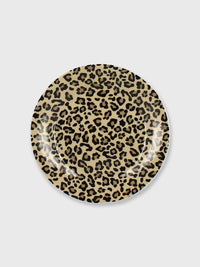 Leopard Print Porcelain Side Plate - 20cm