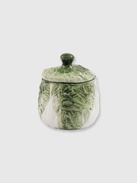 Green Cabbage Storage Jar - 12cm