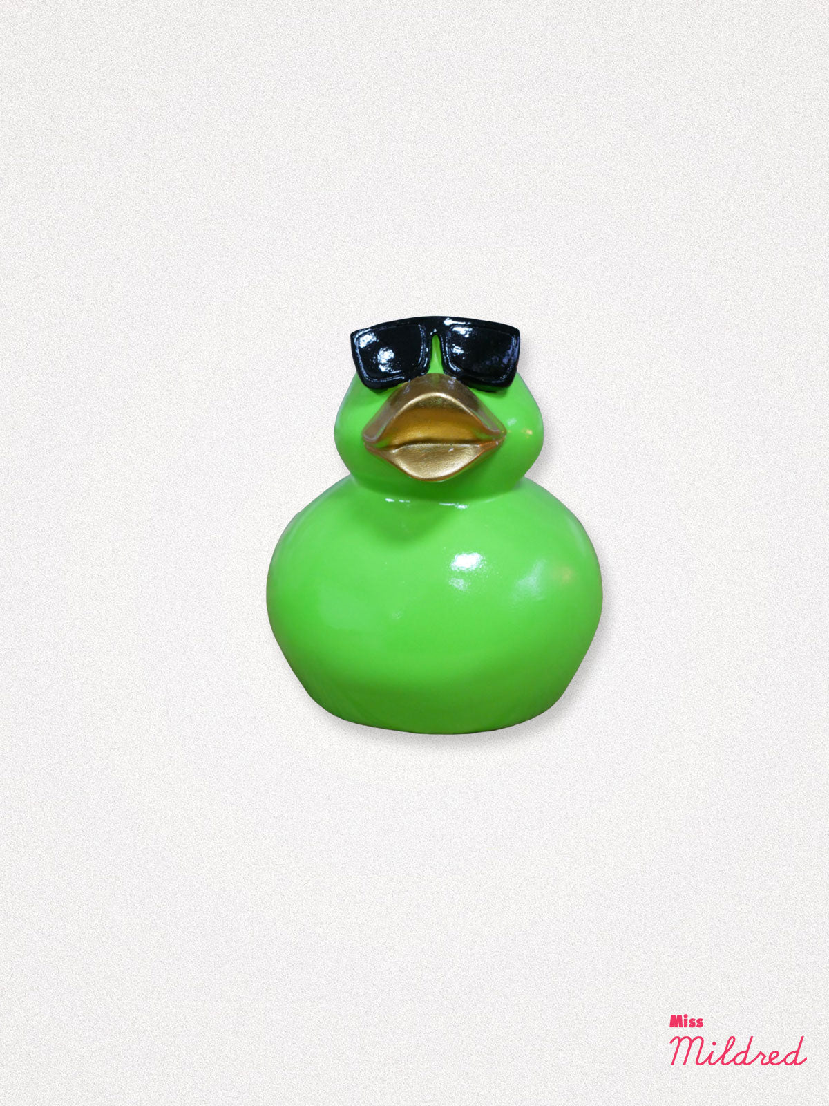 Small Green Duck Figure - 15cm