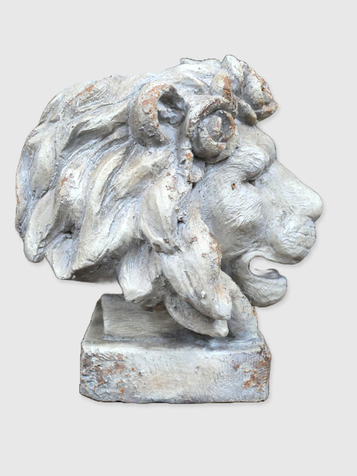 Lion Head Rustic Planter - 44cm