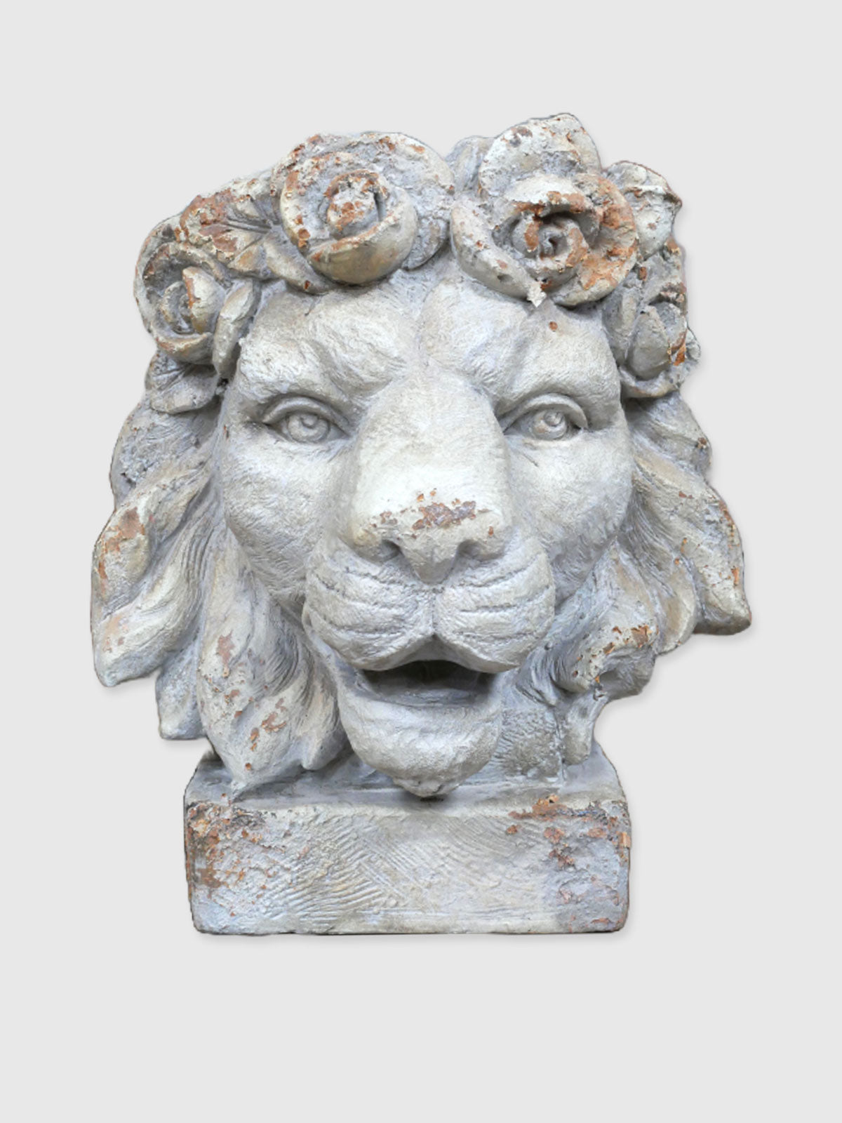 Lion Head Rustic Planter - 44cm