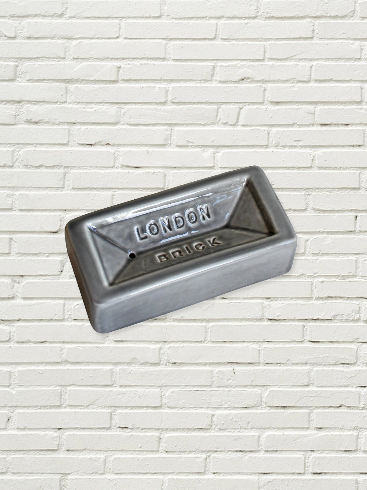 London Brick - Soap Dish - Grey