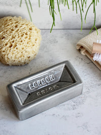 London Brick - Soap Dish - Grey