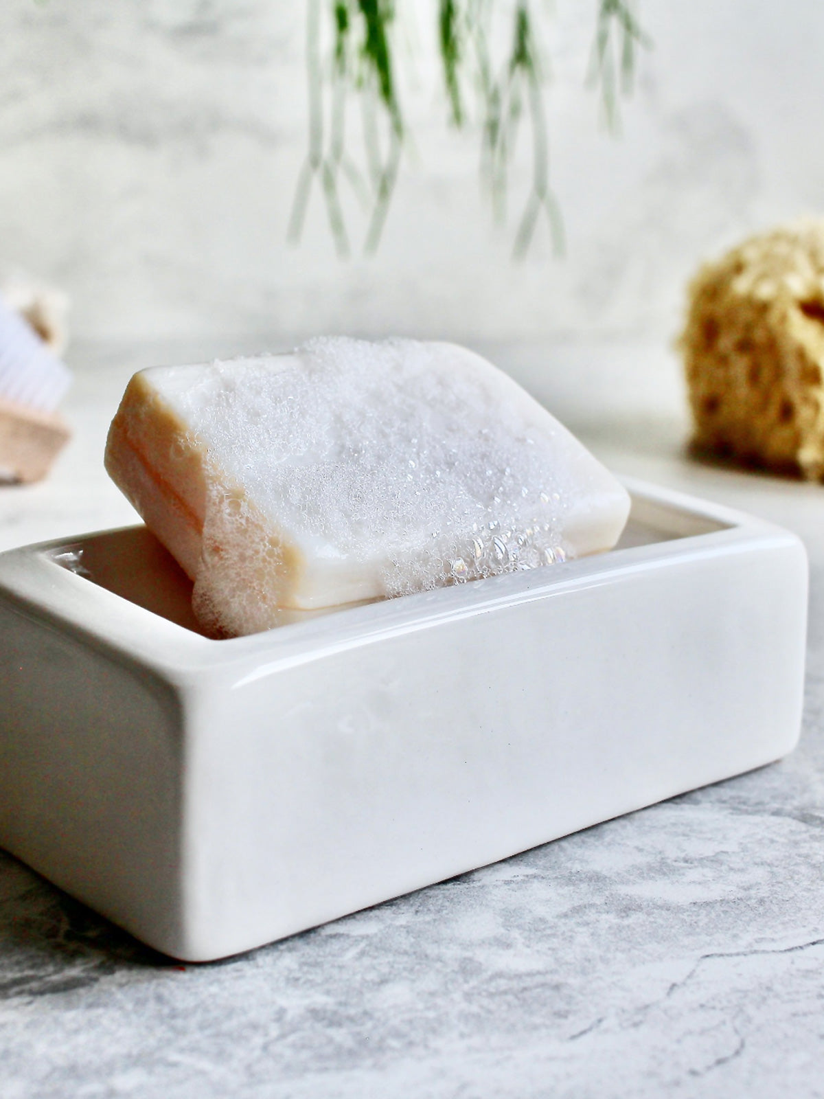 London Brick - Soap Dish - White