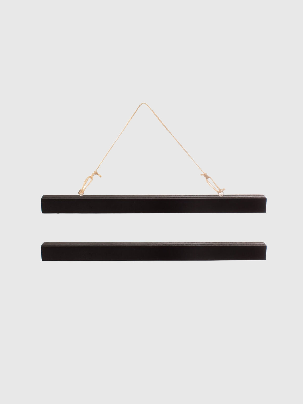 Magnetic Wooden Poster Hanger Black - 21.5cm