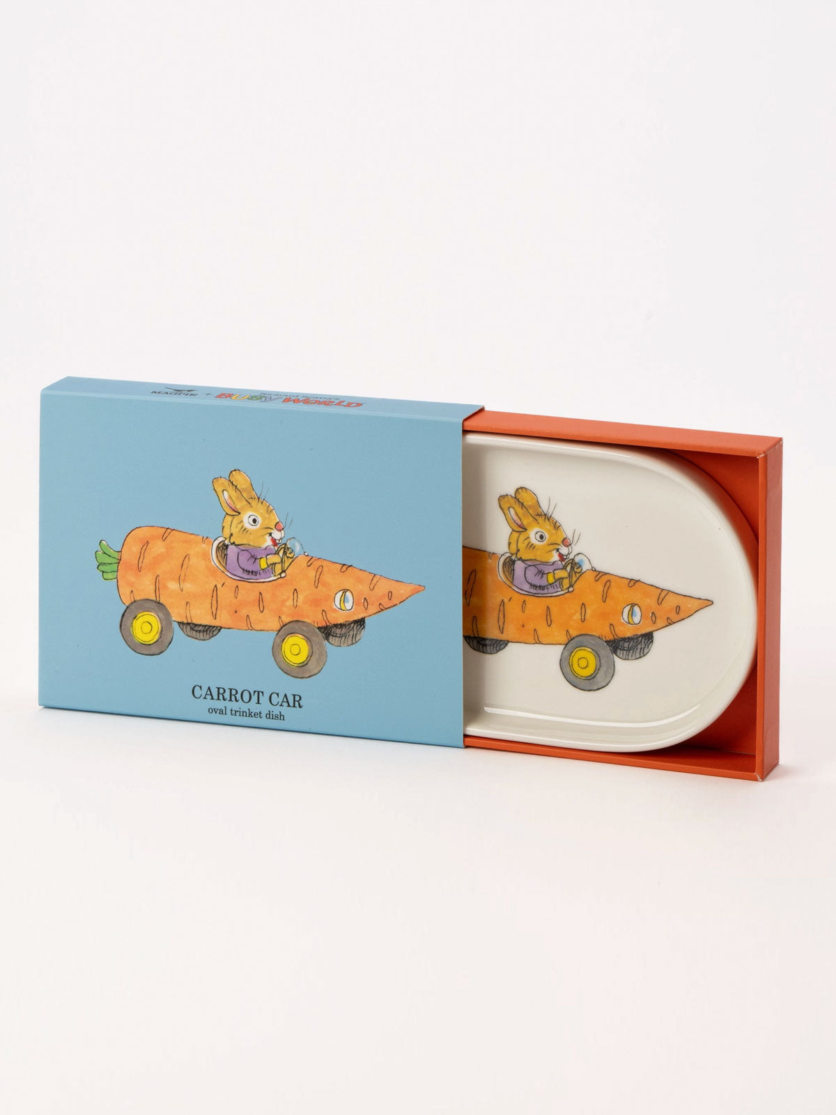 Richard Scarry 'Carrot Car' Bunny Oval Trinket Dish