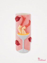 Martini Cocktail Design Ceramic Vase