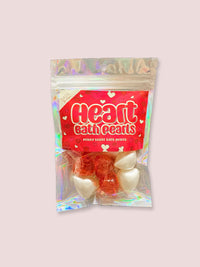 Melting Bath Pearls - Strawberry and Vanilla Scented Hearts