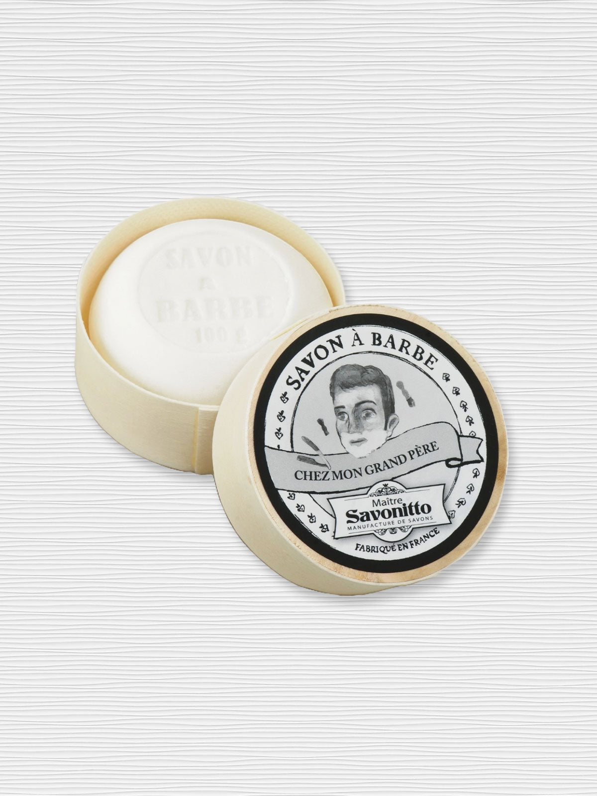 Men's Traditional French Round Shaving Soap - 100g