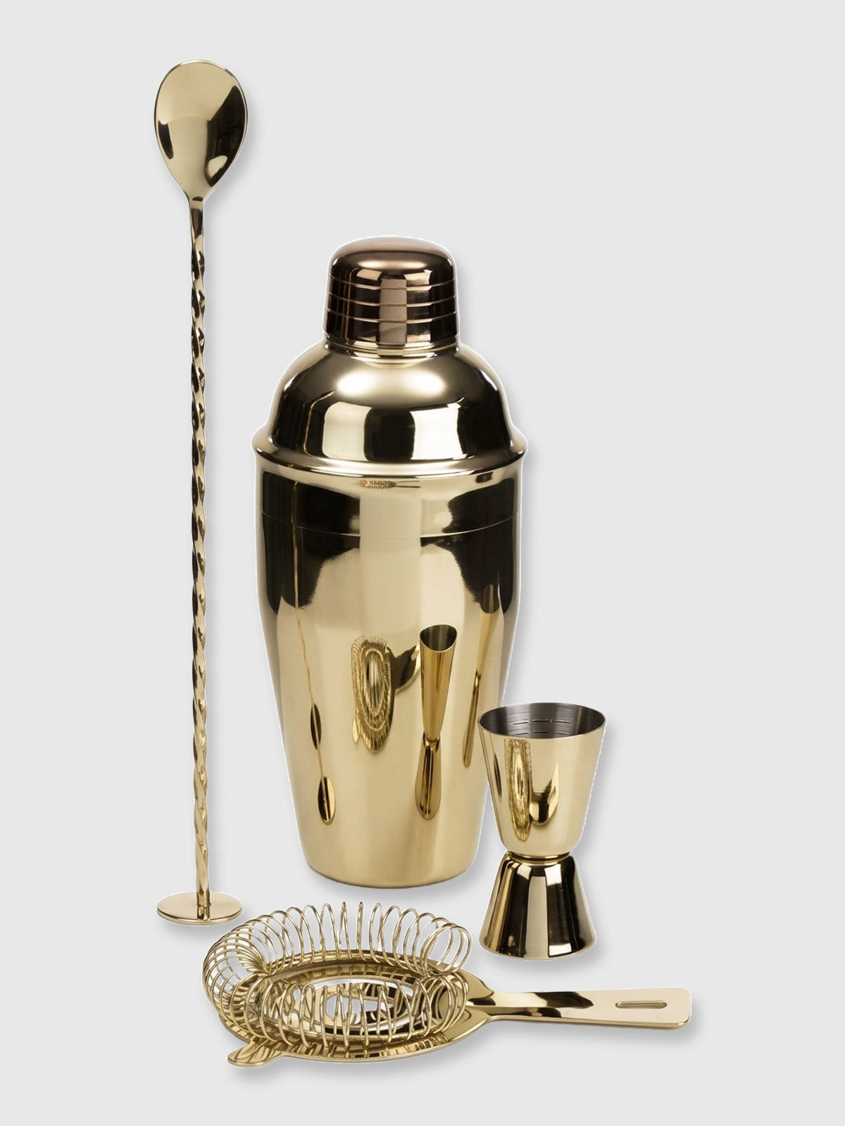 Cocktail Shaker Kit - Gold