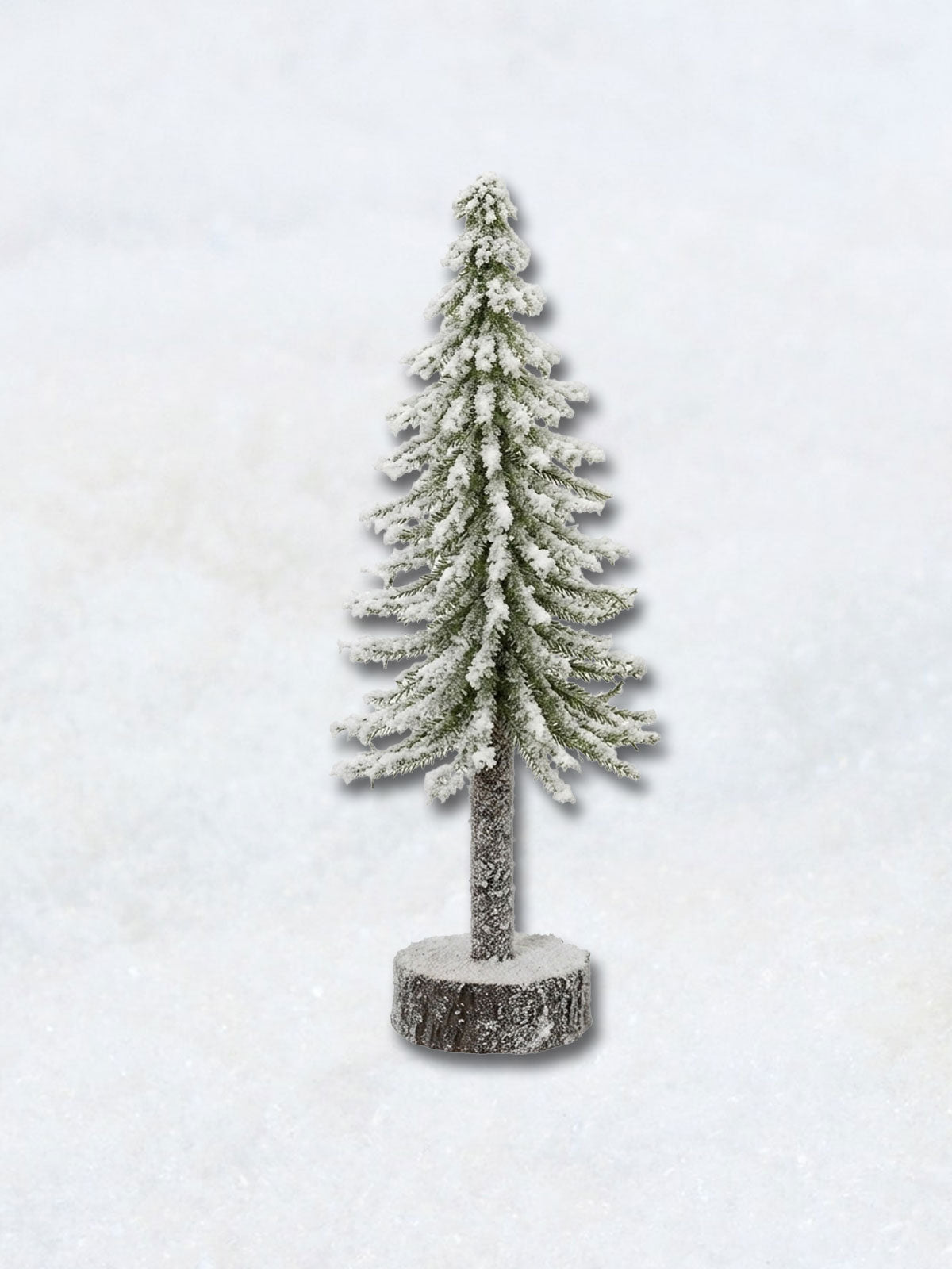 Scandi Downswept Snowy Christmas Tree - 25cm