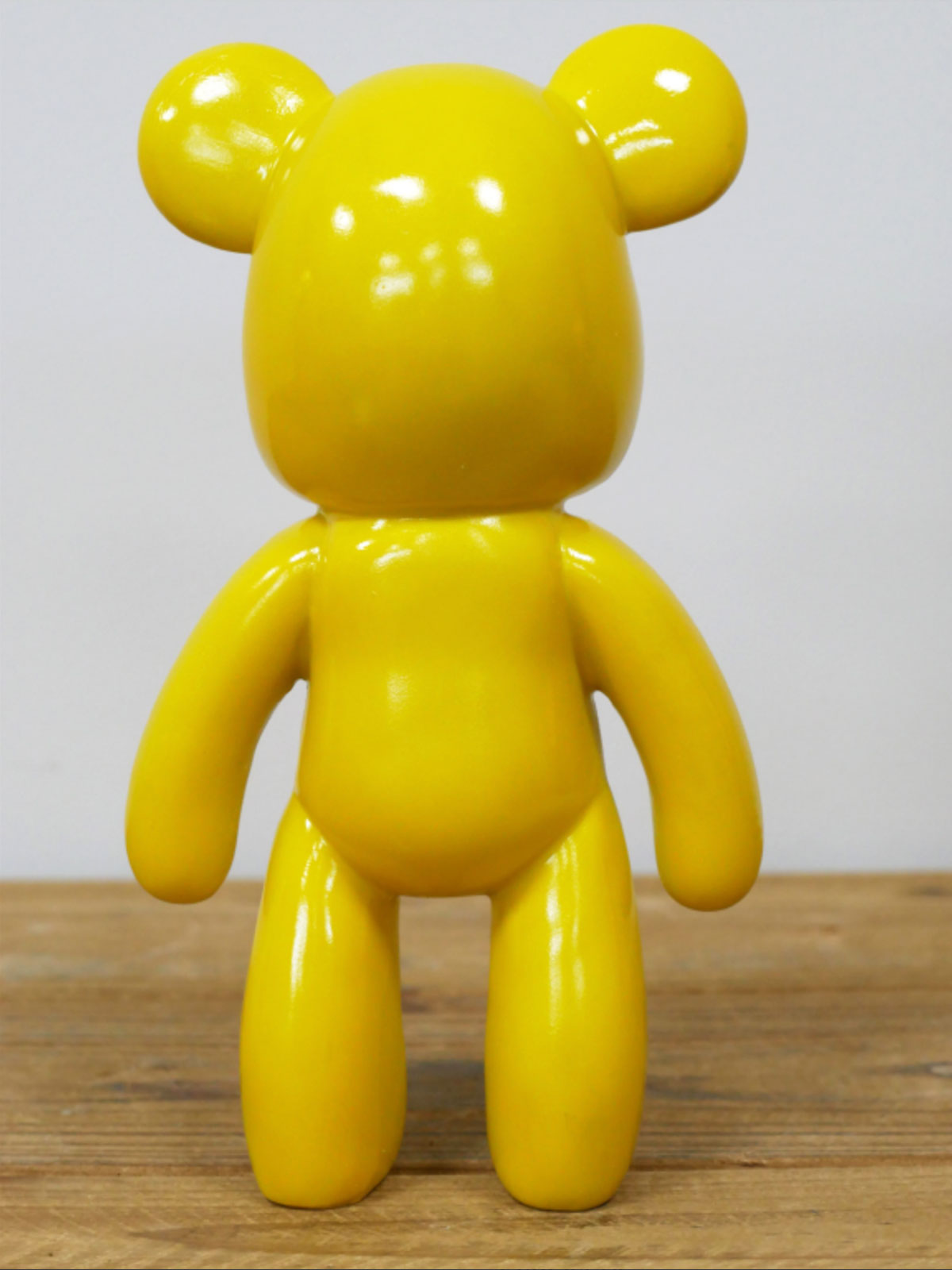Yellow Bear Pop Art Statue