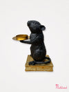 Mouse Candle Holder - Black and Gold