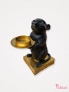 Mouse Candle Holder - Black and Gold