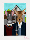 American Gothic Rabbits - Cotton Tea Towel