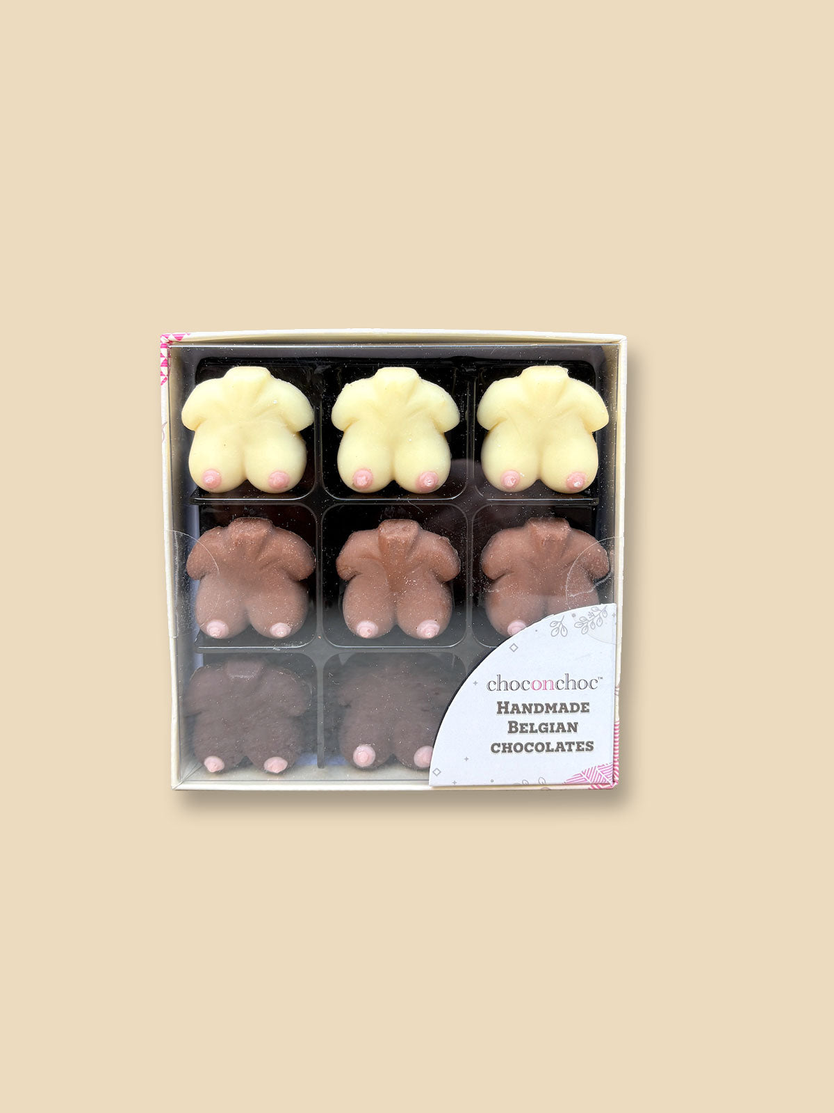 Naughty Shaped Chocolate Boobies - 65g