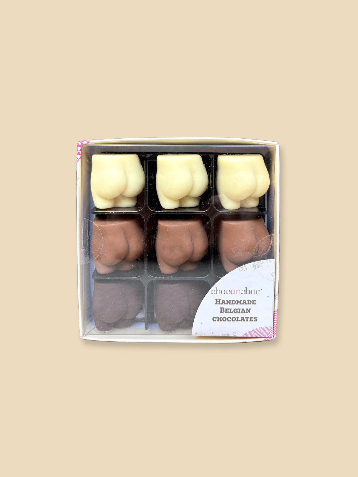 Naughty Shaped Chocolate Bums - 90g