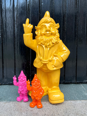 Naughty Finger Gnome 10cm - Pink