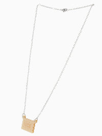 Nice Biscuit Shaped Necklace