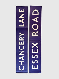Original 70's London Underground Paper Sign